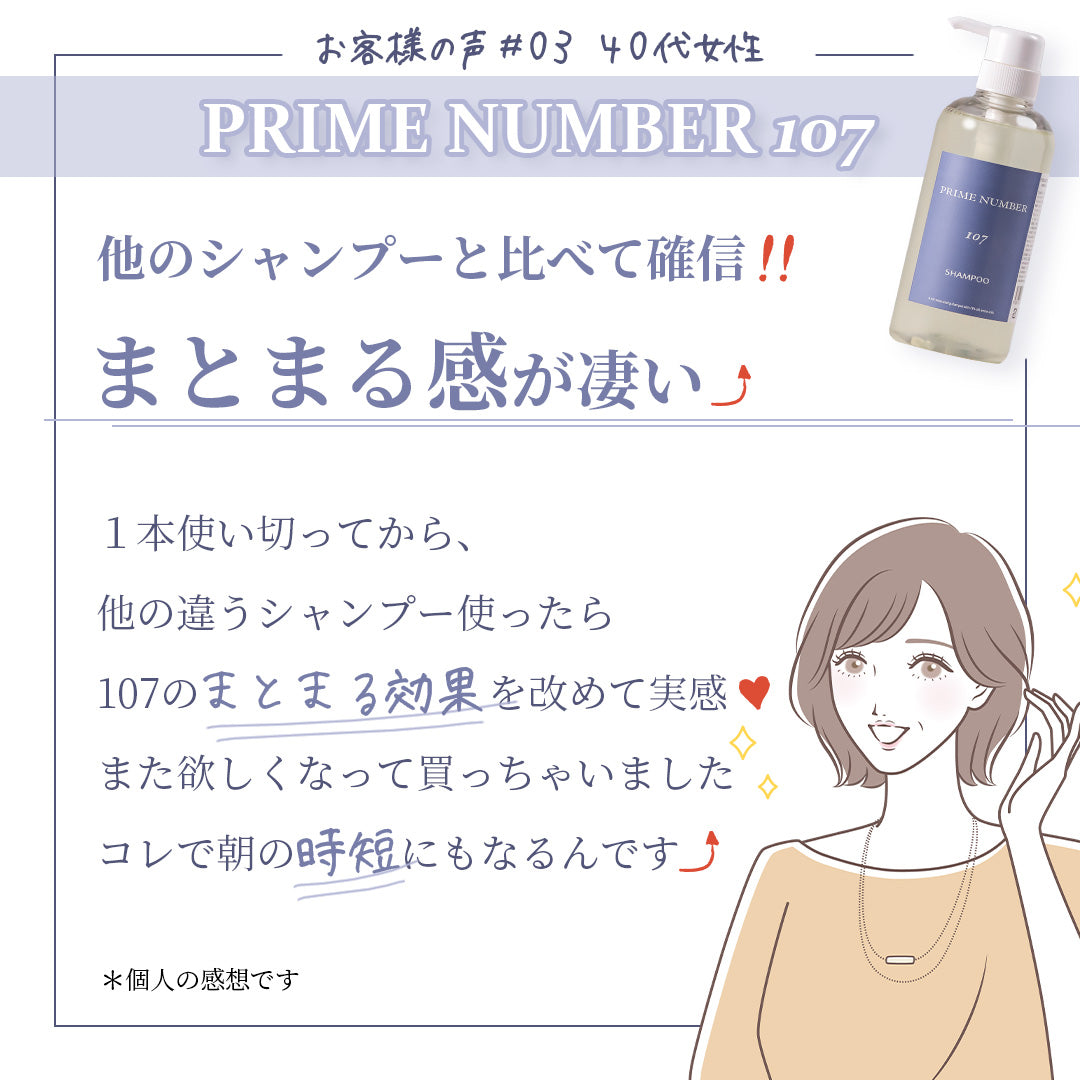 PRIME NUMBER 107【シャンプー】